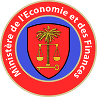 Ministère de l'Économie et des Finances (MEF) — Sceau officiel avec balance et palmier